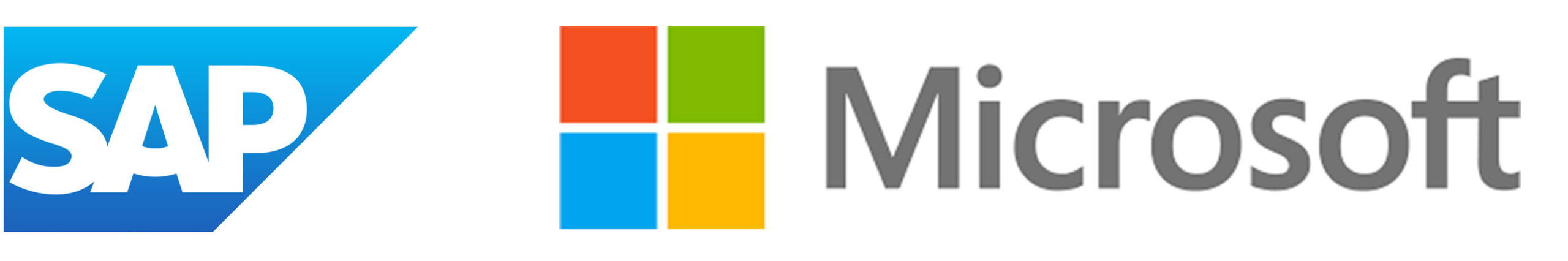 2logos sap microsoft logos
